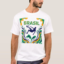 Brasil Fan T-Shirt | Fotbollsstolthet | Världen