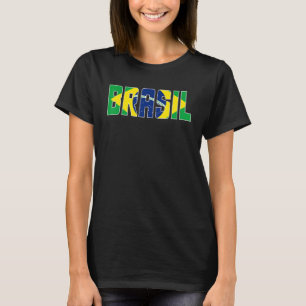 Brasil Flagga Brazilian Ocer Fläkt Manar Women Boy T Shirt
