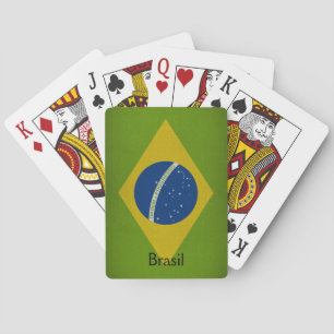 Brasil Flagga Casinokort
