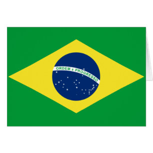 brasil flagga hälsningskort