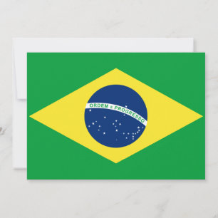 brasil flagga inbjudningar