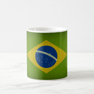 Brasil Flagga Kaffemugg