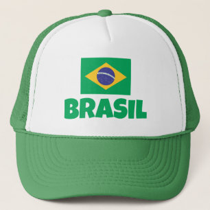 Brasil flagga keps