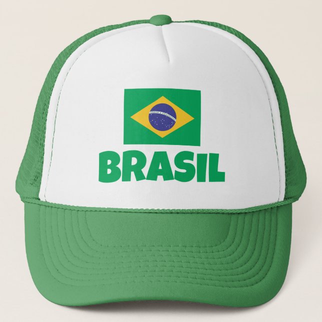 Brasil flagga keps (Framsida)