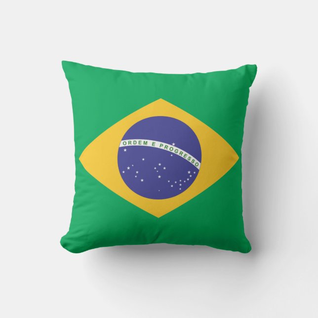 Brasil flagga kudde (Framsida)
