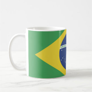 Brasil Flagga Mugg