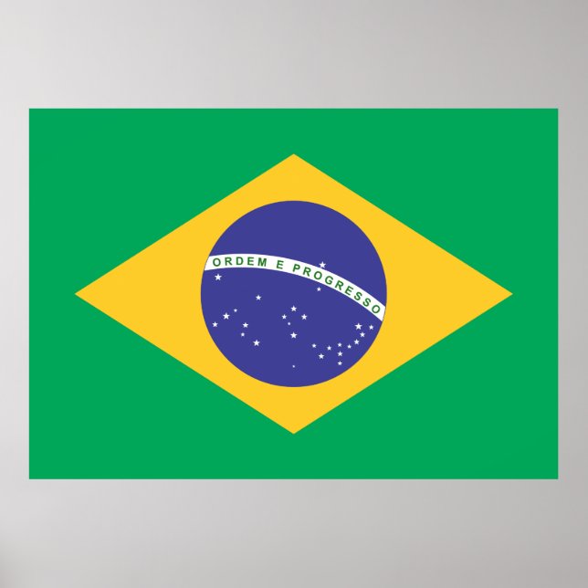 Brasil flagga poster (Framsidan)