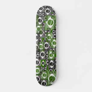 Brasil flagga struktur skateboard bräda 19,5 cm