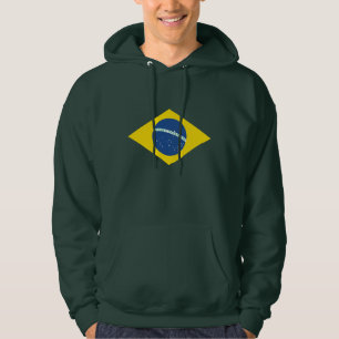 Brasil Flagga Tröja Med Luva