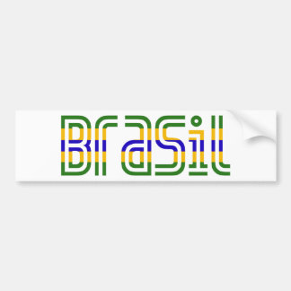 Brasil flaggafärger! bildekal