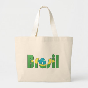 Brasil flaggaT-tröja Jumbo Tygkasse