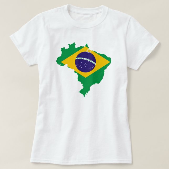 Brasil för damer 3 tee (Design framsida)