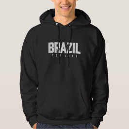 Brasil för livet hoodie