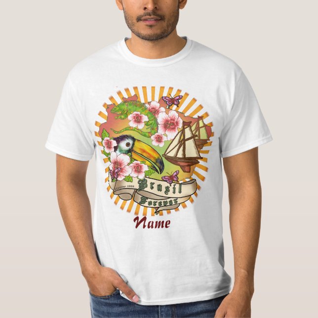 Brasil Forever T Shirt (Framsida)