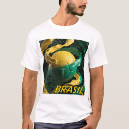 Brasil Fotboll Fan T-Shirt | Fotbollsstolthet | Vä