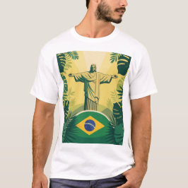 Brasil Fotboll Fan T-Shirt | Fotbollsstolthet | Vä