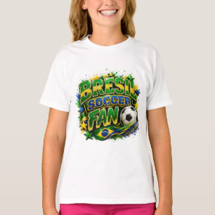 BRASIL FOTBOLLSFAN 2026 Fotboll Fan T Shirt