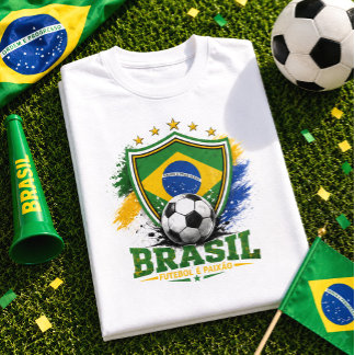 Brasil fotbollsfantast Brasil fotboll brasiliansk  T Shirt
