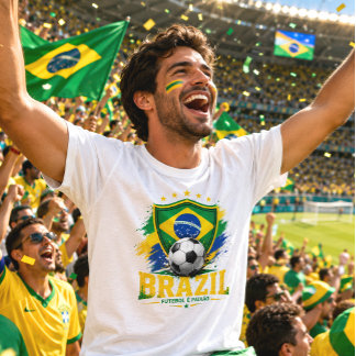 Brasil fotbollsfantast Brasil fotboll brasiliansk  T Shirt
