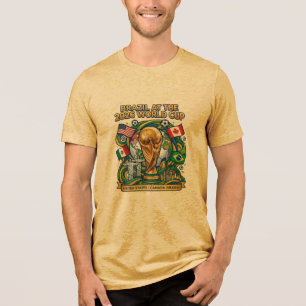"Brasil Fotbollsfantrikå – FIFA World Cup 2026 Com T Shirt