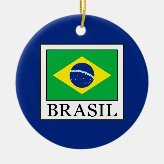 Brasil Julgransprydnad Keramik (Framsidan)