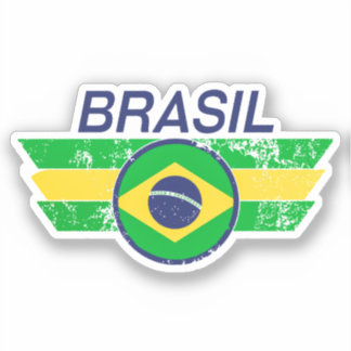 Brasil Klistermärken