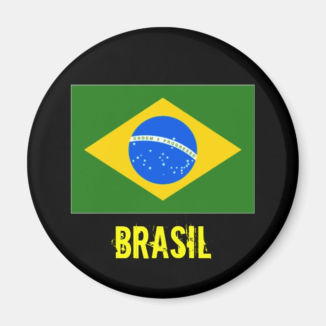 Brasil magnet (svart) (Framsidan)