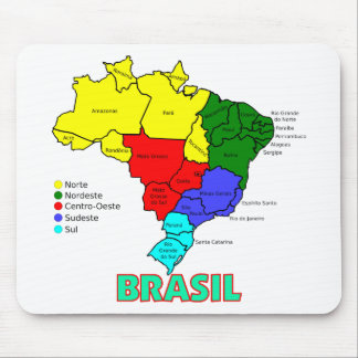 Brasil. Regioner i färg Musmatta