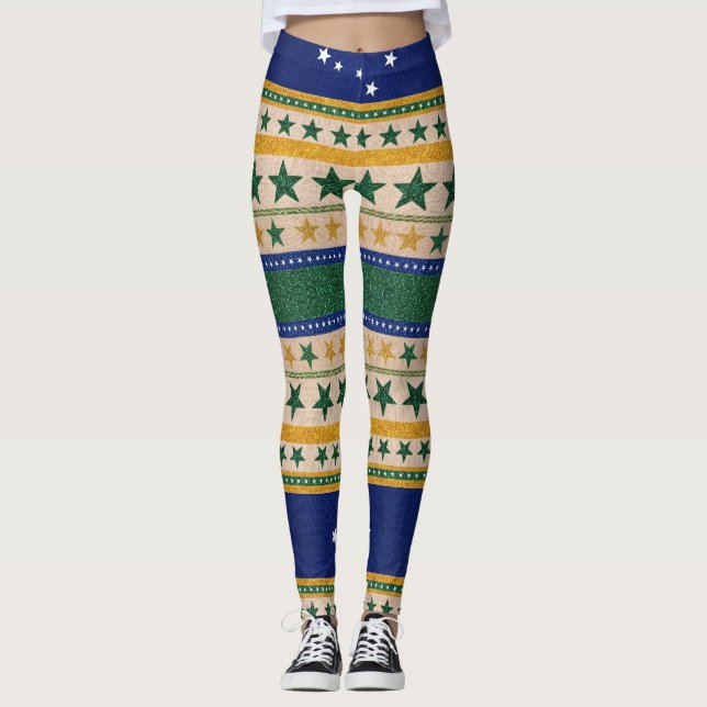 Brasil Samling Leggings (Framsida)