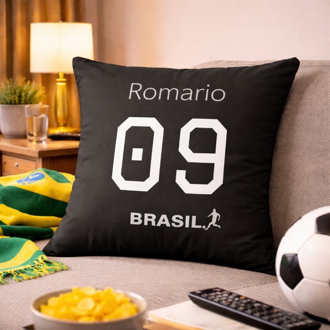 Brasil Seleção Legend Dekor Fän Hem Accent Kudde (Skapare uppladdad)