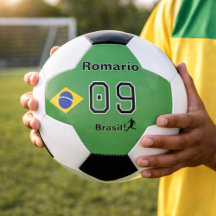 Brasil Seleção Spelarens Anpassade Namn Tröjnummer