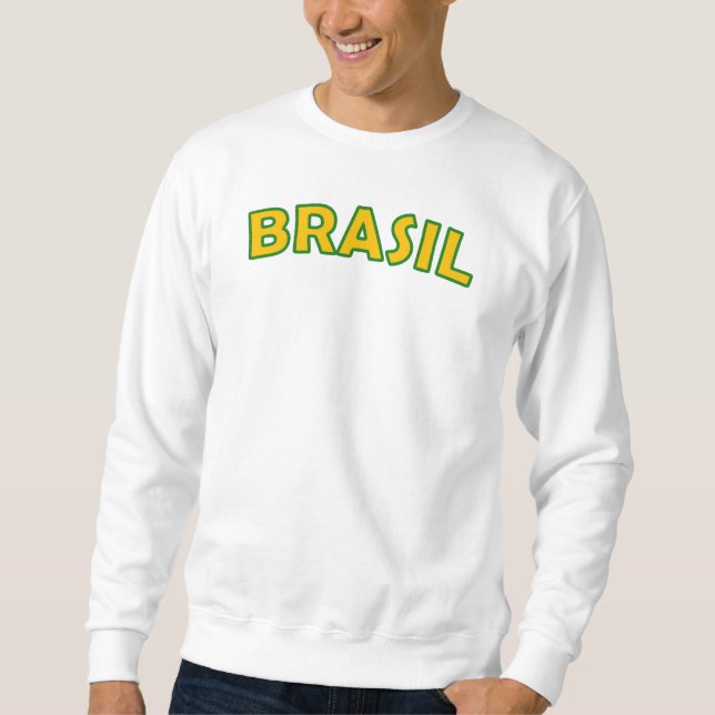 Brasil skisserar tröjan sweatshirt (Framsida)
