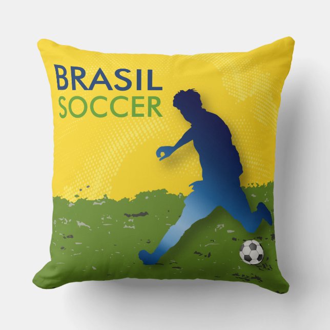 Brasil Soccer Kudde (Framsida)