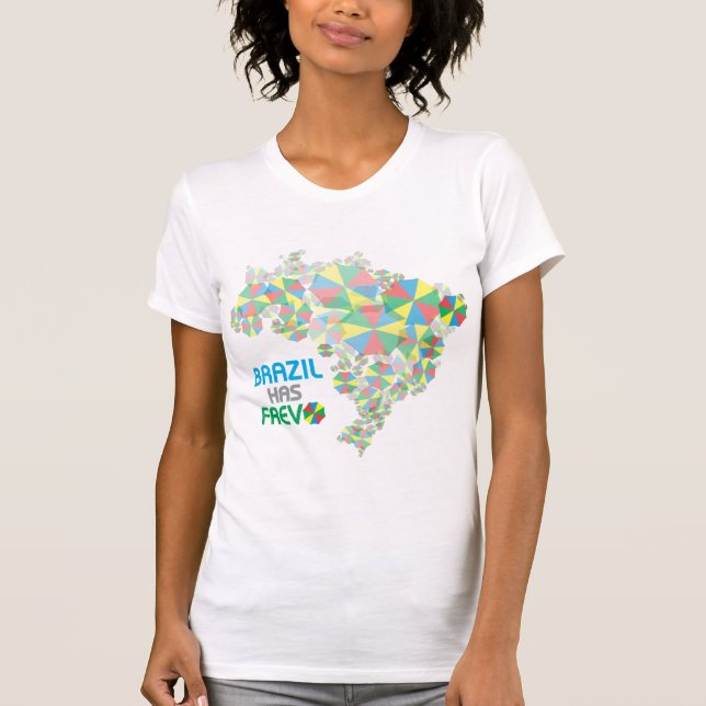 Brasil tem Frevo T Shirt (Framsida)
