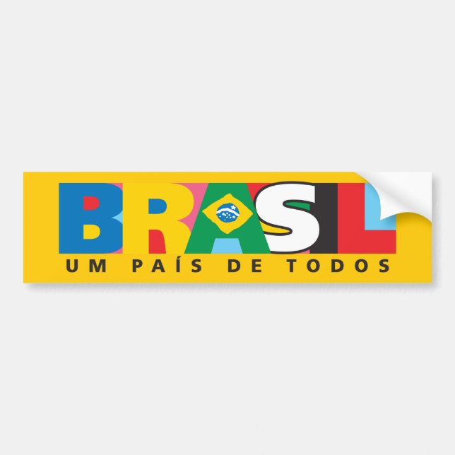 Brasil Um Pais de Todos bildekal (Framsidan)