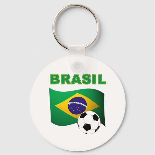 Brasil Vm t-shirt Nyckelring (Framsida)