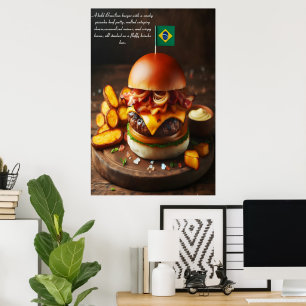 Brasilia-Bitor: Picanha Perfection 24x36 Poster