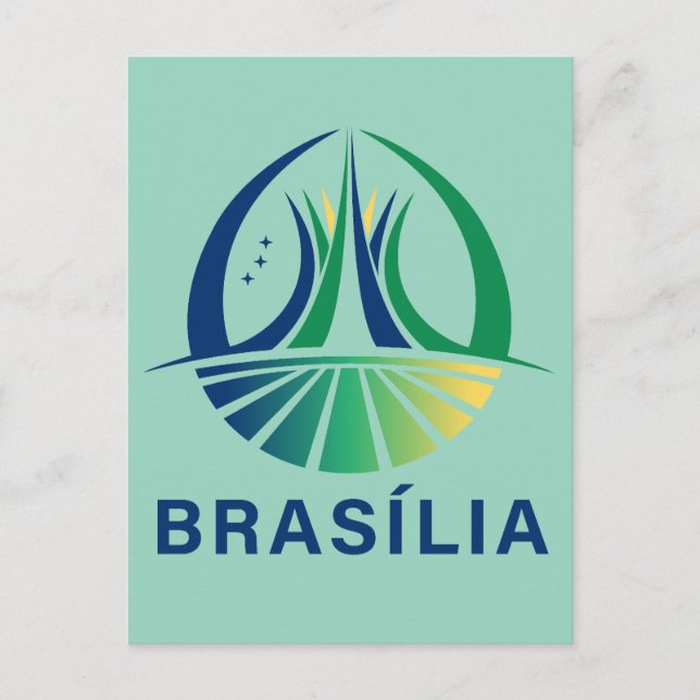 Brasilia Brasiliens huvudstad Vykort (Framsida)
