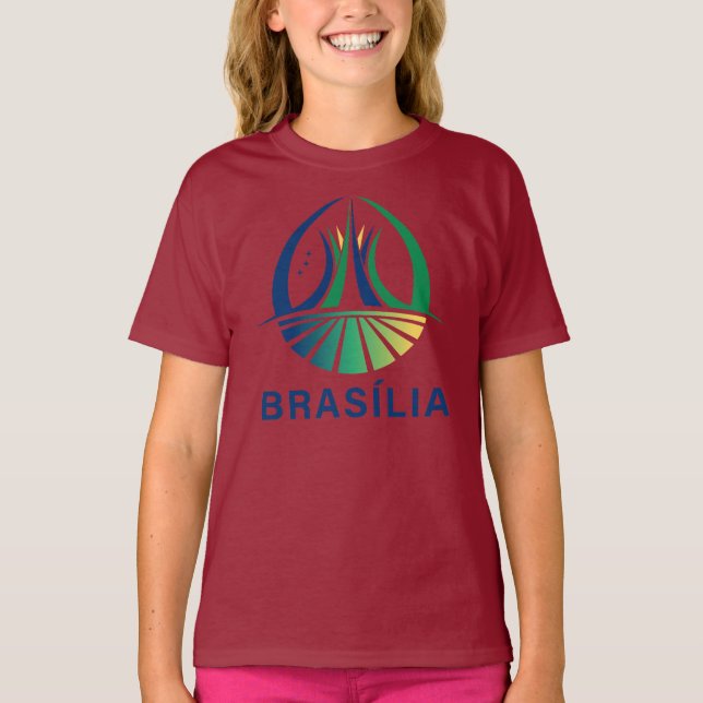 Brasilia Brazil Capital T Shirt (Framsida)