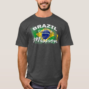 Brasilia Mormon LDS Uppdrag missionär T Shirt