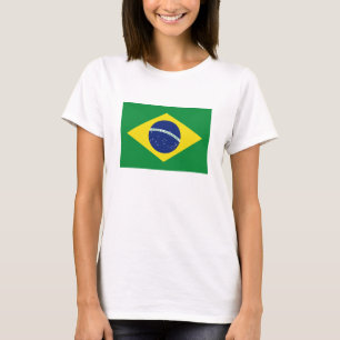 Brasilian flaggadamer överträffar   Brasil T Shirt
