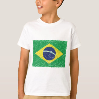 Brasilian för Brasilien flagga*Hand-sketch* T-shirt