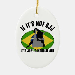 brasilian-jiu-jitsudesign julgransprydnad keramik