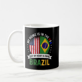 Brasiliansk amerikansk Patriot Heart kommer från B Kaffemugg