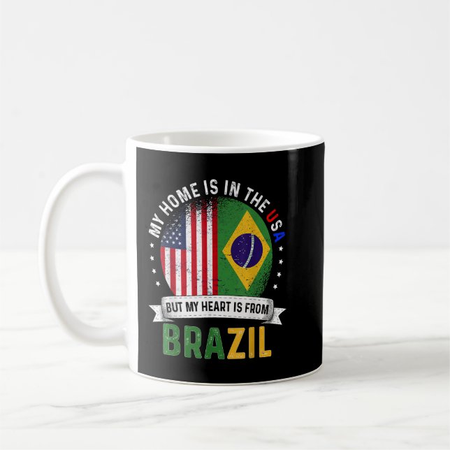 Brasiliansk amerikansk Patriot Heart kommer från B Kaffemugg (Vänster)