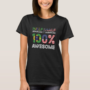 Brasiliansk amerikansk patriot USA Grown Brazilian T Shirt