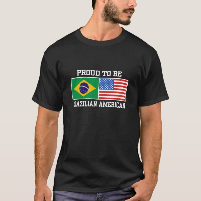 Brasiliansk amerikansk t-shirt (Framsida)
