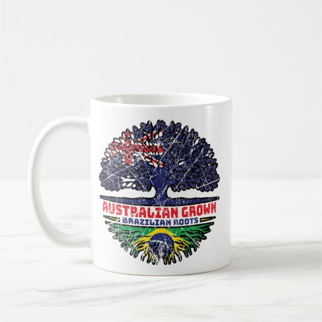 Brasiliansk australisk Australien, Träd Roots Kaffemugg (Vänster)
