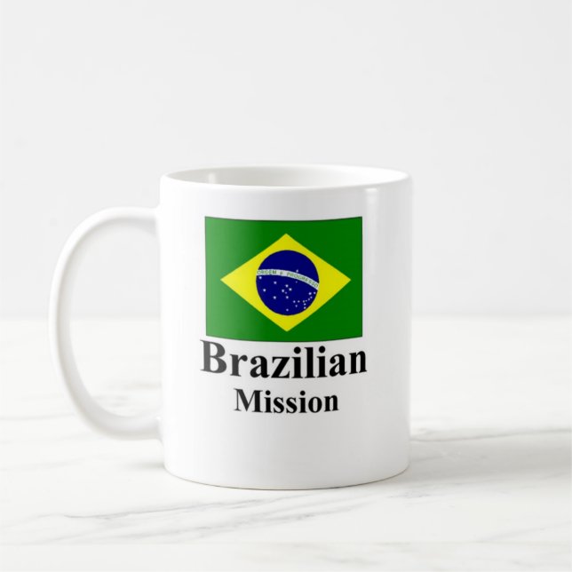 Brasiliansk beskickningmugg kaffemugg (Vänster)