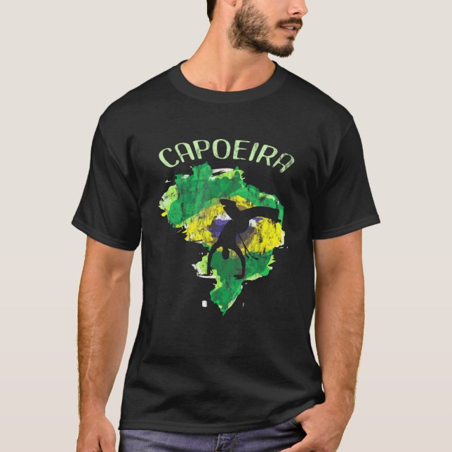 Brasiliansk blandad martialkonst Capoeira T Shirt (Framsida)